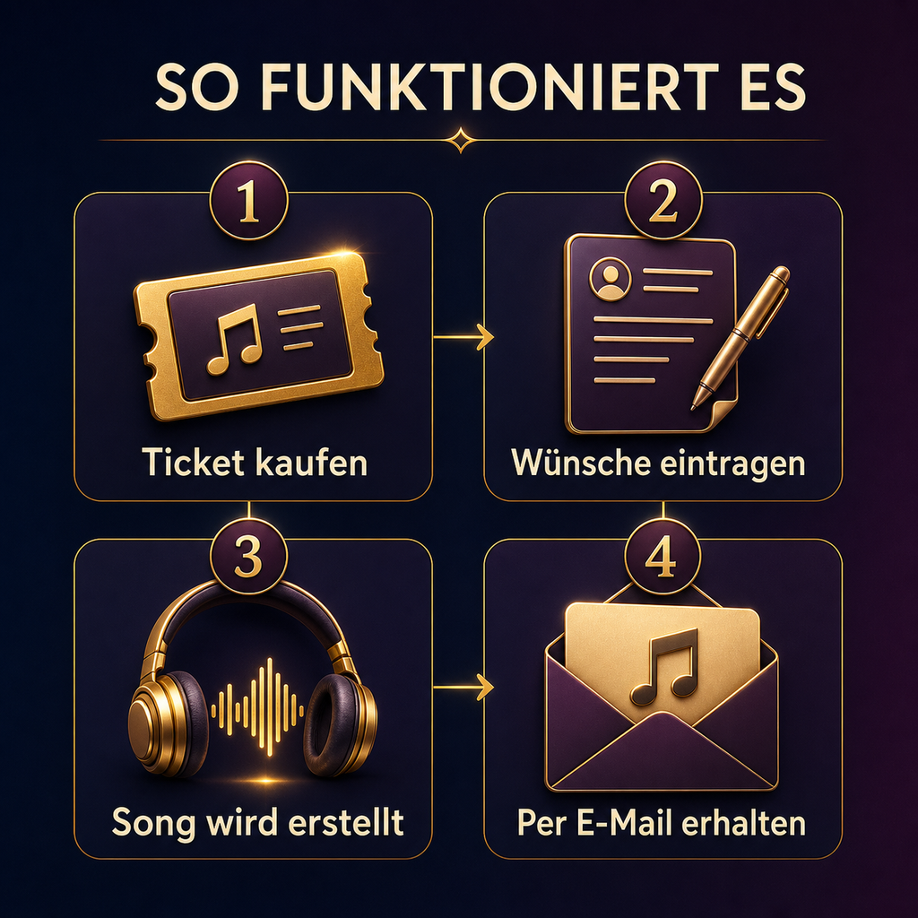 So funktioniert die Bestellung eines persönlichen Songs